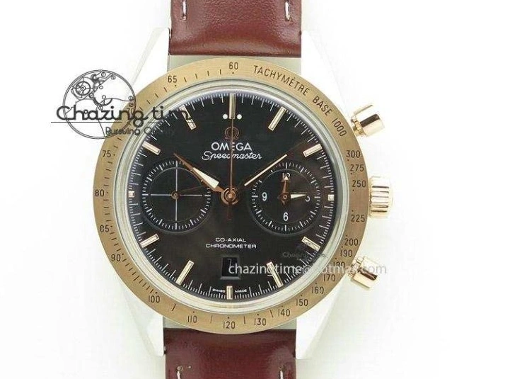 0317 TechFriendly SpeedMaster MoonWatch SS OMF 1:1 Best Edition Black Red Dial On SS Bracelet A9300 V 8092